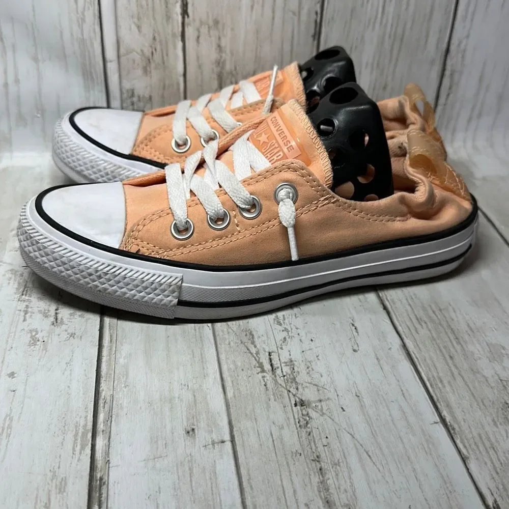 Converse Chuck Taylor All Star Shoreline Slip On Peach Orange Sneakers 570486F